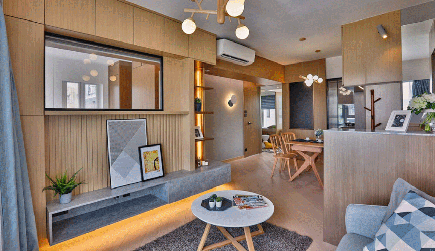 第一次见香港63㎡房子居然有三室两厅住4口人都不挤真舒服